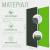 Килимок для йоги та фітнесу EasyFit TPE+TC 6мм двошаровий чорно-зелений EasyFit EF-1924-BG