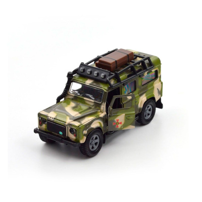 Ігровий набір – Land Rover Defender Mілітарі (з причепом) TechnoDrive 520027.270