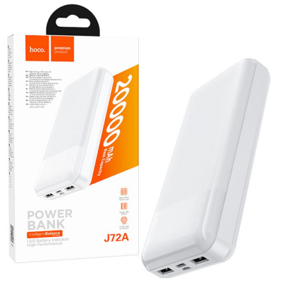 Портативний зарядний пристрій Hoco J72A (20000mAh), білий hoco 26,048