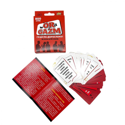 Гра настільна Wordgazm, 50 карток (18+) MIC 2289_C