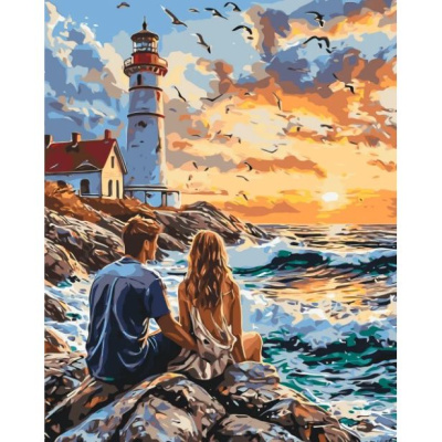 Картина за номерами Світло твого серця 40*50 см Origami LW3496