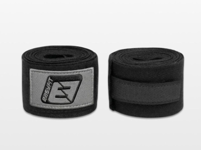 Бинти для боксу 4 м (бавовна+поліестер) EasyFit EF-0374-40-bk