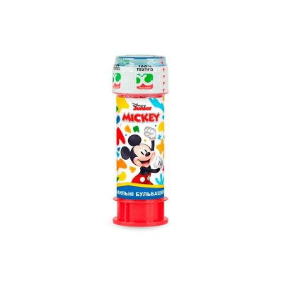 Мильні бульбашки – Асорті Дісней (60 ml) Dulcop Bubble World 103001110074
