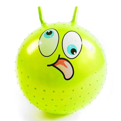 Мʼяч для фітнесу/фітбол Смайл (салатовий) MIC C56692