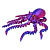 Іграшка рухлива 3D Восьминіг (ФІОЛЕТОВИЙ ГРАДІЄНТ) MIC 04-43169