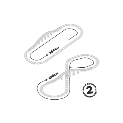 Іграшка «Конструктор залізниця ТехноК», коробка 37.4х25х13.7 см Technok Toys 1300