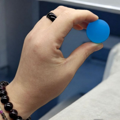 Мʼячик пострибунчик Однотонний, 3,2 см, 60 штук MIC MS-24-10-1155