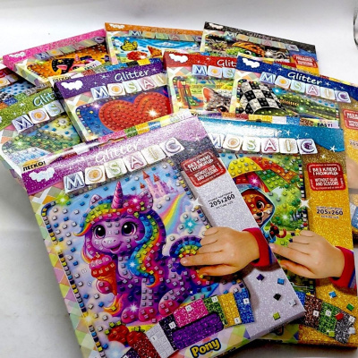Креативна творчість GLITTER MOSAIC: WITH LOVE Dankotoys БМ-04-01,02,03,04,05...10