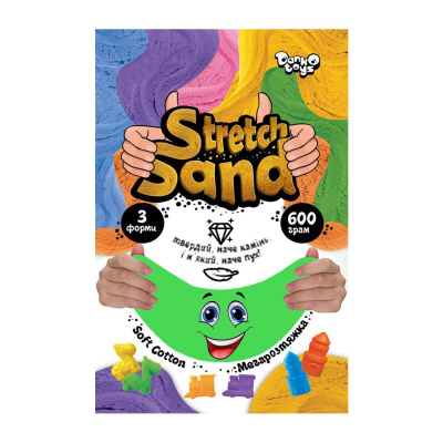 Креативна творчість Stretch Sand зелений Dankotoys STS-04-01U