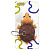 Брелок 3D друк Cute Tortoise / Черепаха OYTOY 3004000
