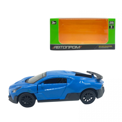 МАШИНА. АВТОПРОМ 1:39 BUGATTI (СИНЯ) Автопром AP43111