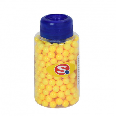 Кульки для дитячої зброї SQU-047(Yellow) пластик, 6 мм, 320 шт