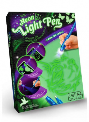 Набір креативної творчості Neon Light Pen Кішка (укр) Dankotoys NLP-01-02U