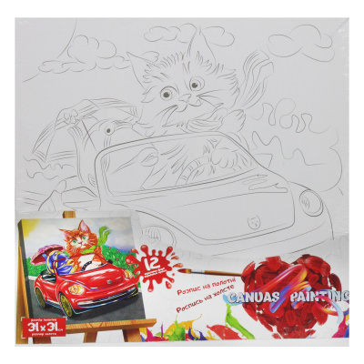 Розпис на полотні Небезпечна поїздка Dankotoys PX-07-10