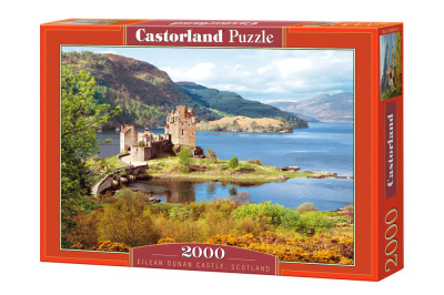 Пазли Замок Ейлеан Донан, Шотландія, Eilean Donan Castle, Scotland, 2000 ел Castorland С-200016