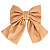 Дитяча зачіпка-бант 0901-191-12 еко-шкіра, карамельний