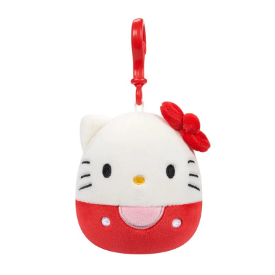 Дитяча м'яка іграшка на кліпсі серії "Хелоу Кітті" Хелоу Киті Squishmallows SQSN00270, 9 см