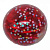 Антистрес з конфетті Кулька (5,5 см), рубіновий MIC KA-23-1298