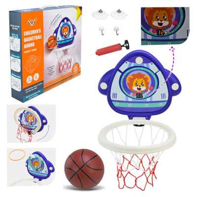 Набір 2 в 1 Ракета - баскетбол і кільцекид, звук, табло MIC 777-408A