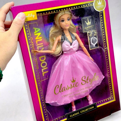 Лялька pink dress, серія classic Anlily MIC 616525