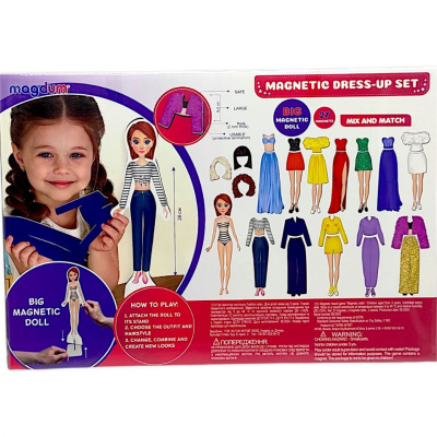 Гра-одягалка Magnetic game. Fashion story Magdum ML4032-08 EN