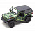 Машинка KINSMART JEEP WRANGLER, зелений Kinsmart KT5420WB