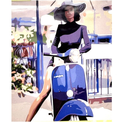 КАРТИНА ПО НОМЕРАХ У СТИЛI VESPA 40*50 см Оптифрост 0500