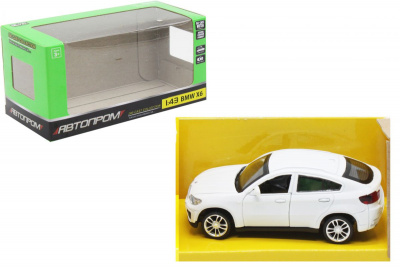 Машина металева BMW X6, білий MiC 4306