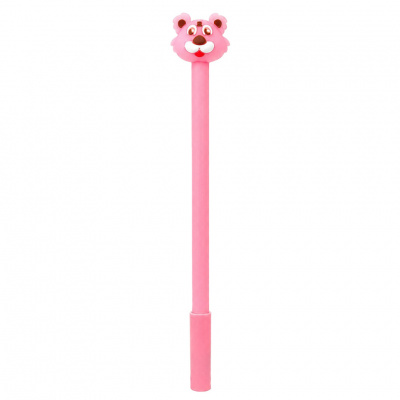 Ручка дитяча з іграшкою "Тигр" C0117-V(Pink) гелева, синя