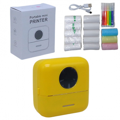 Термопринтер Tiny Print (чорно-білий колір друку), жовтий MIC C64259