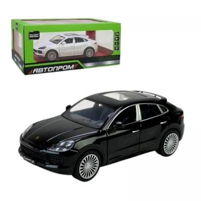 Машина мет. 1:24 Porsche cayenne, батар,світло,звук,відкр.двер Автопром AP7733