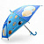 Парасолька зі свистком, висота - 65 см; діаметр - 80 см (блакитна) MIC BT-CU-0048