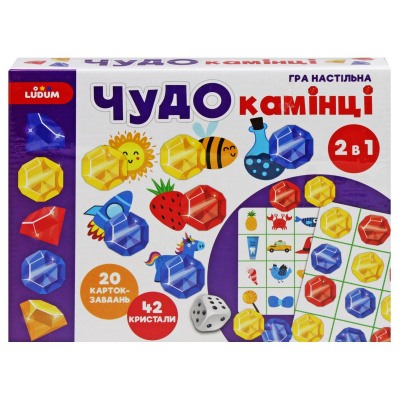 Розвиваюча настільна гра Чудо камінці Ludum ME5032-12