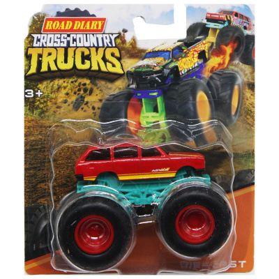 Машинка Cross Country Trucks, червоний MiC 686-12S