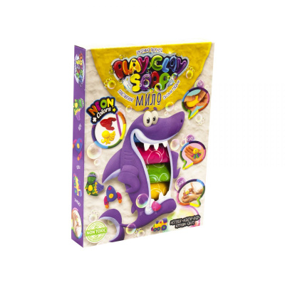 Набір для творчості Пластилінова мило, 6 кольорів (укр) Dankotoys PCS-03-01U,02