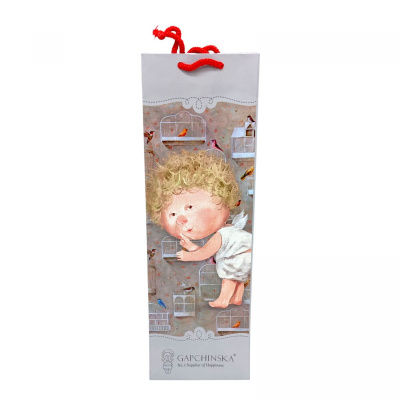 Пакет паперовий 11,5*37*8,5  СІРИЙ Bourgeois 17327-17329