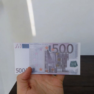 Сувенірні гроші 500 євро, 80 купюр MIC 500Е