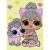 Набір з алмазною мозаїкою (вибірковою) L.O.L. Surprise! KITTY QUEEN WITH KITTY KITTY 15x20см Ідейка AML1206