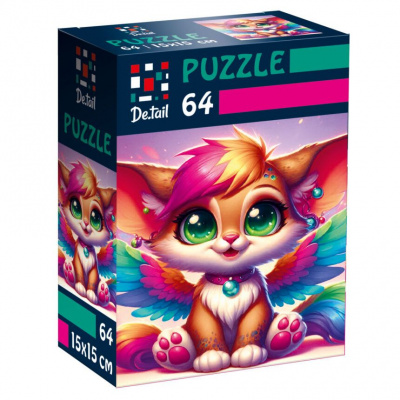 Пазли De.tail. Крилате лисеня 64 деталі Vladi Toys DT1234-03