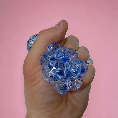 Іграшка-антистрес Mesh Squish Ball, жовтий MIC KA-23-96