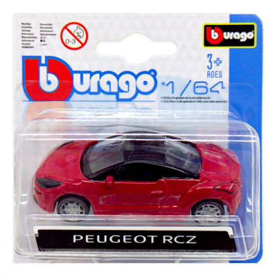 Машинка металева (колекційна) Peugeot RCZ, червоний Bburago 18-59000