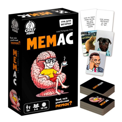 Гра настільна розважальна. Мемас (укр) Vladi Toys VT5903-12