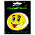 Неоновий смайлик наліпка Посмішка, 10 см papaglow SV34