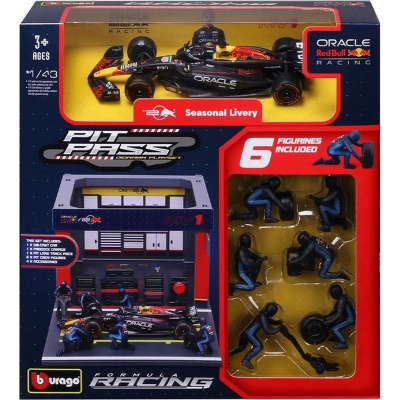 Ігровий набір Формула-1 "Pit Pass Oracle red bull racing" Bburago 18-38453 (#1)