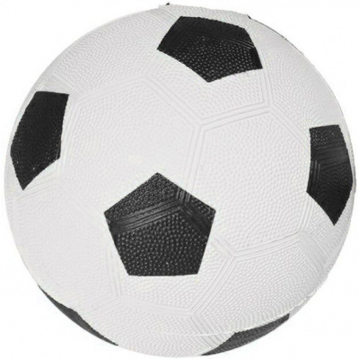 Мʼяч футбольний, гумовий, розмір №5 (чорний) MIC BT-FB-0357