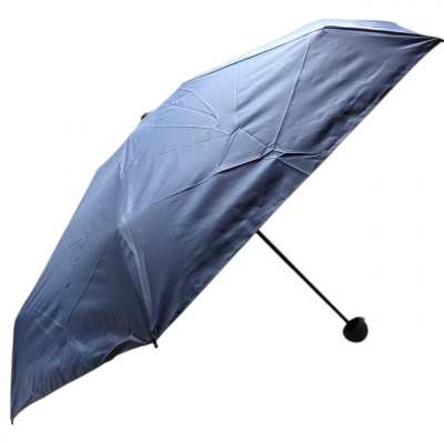 Парасолька механічна (висота - 53 см; діаметр купола - 82 см; довжина у складеному вигляді: 17 см) СІРО-СИНІЙ MIC C74901