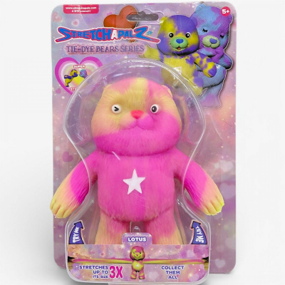 Іграшка-тягнучка Стрейчапалз 14см, серія TIE DYE BEARS (ВИД3) MIC 988420
