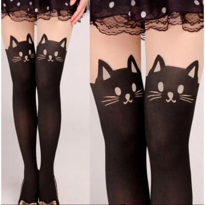 Колготи з імітацією панчох Котики (one size), 20 ден MIC LLJJJY207