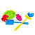 Пісочний набір (сито, пасочки, граблі, лопатка) Kinderway KW-01-101