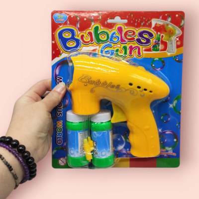 Пістолет з мильними бульбашками, жовтий MIC 609-1